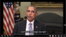 Highly realistic Deepfake of President Obama giving speech