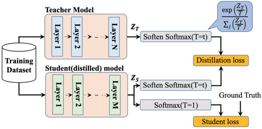 Defensive distillation scheme