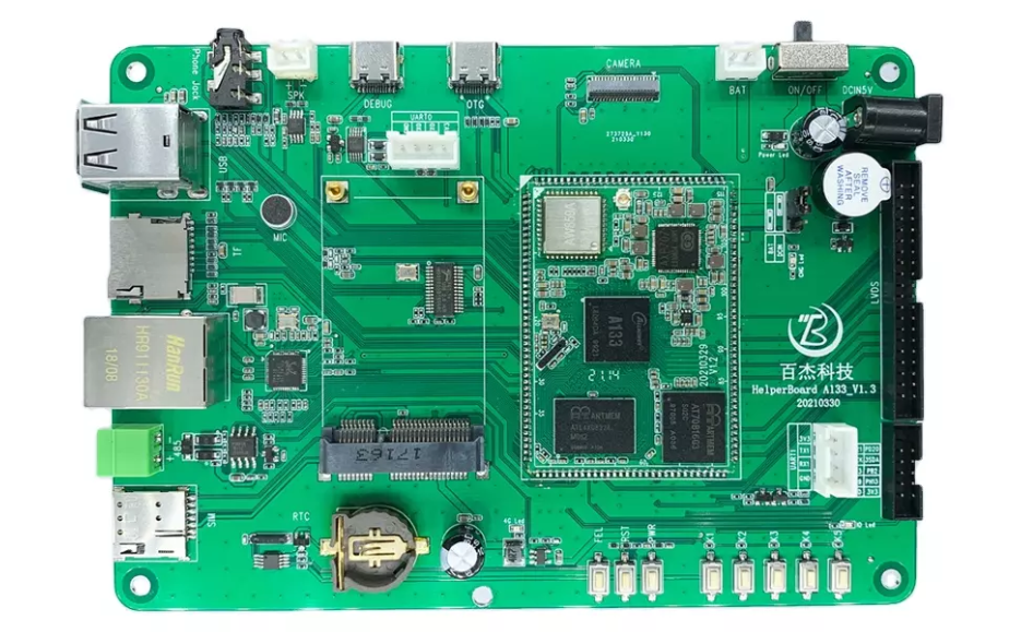 Example of an LCD controller board