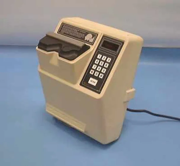 EyeDentify 7.5 was the first commercial retinal scanner released in the 1980s
