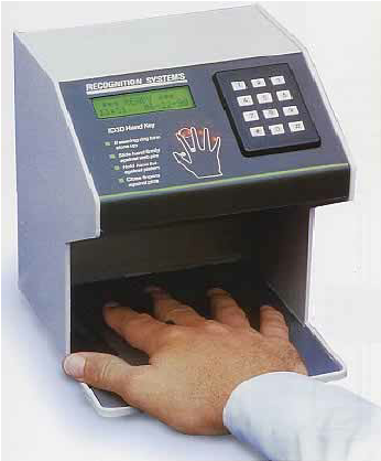 Hand geometry recognition is considered the first commercial biometric system